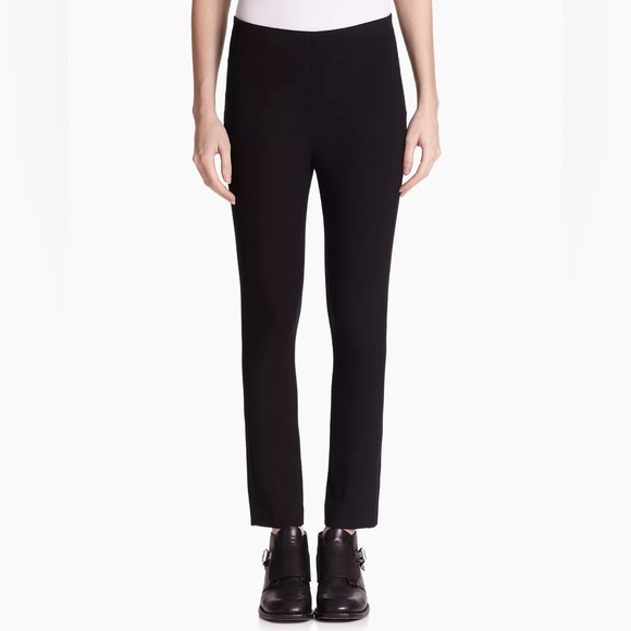 RAG & BONE Simone Black Pull On Cropped Slim Fit Dress Pants 6 - Picture 2 of 8